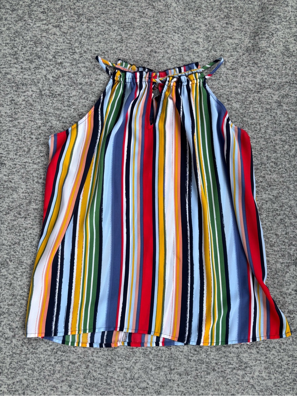 Soho New York & Company  Multicolor Striped Halter Blouse Top